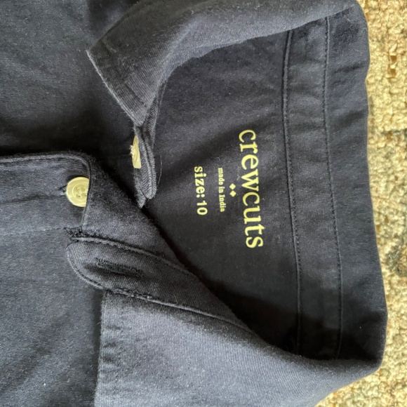 J.Crew boys long sleeve polos- set of 3 blues -size 10- excellent condition! - Picture 2 of 10